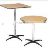 Wooden and Alumium Frame Long Led Bar Table