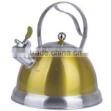 thermostat for stainless steel yellow coating non electric kettle keep warm