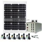 40W Home Solar Power Lighting System for Home Emergency Usage
