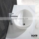 Modified Acrylic Solid Surface Basin, Man-made Stone Sink,Bathroom Basin
