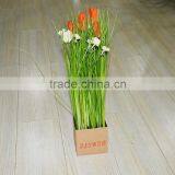Onion Grass Modern Artificial Tulip Arrangements for Sale thumbnail-1