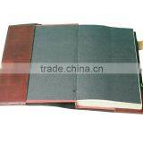 Celtic Embossed Leather Cover With Beautifully Two C Lock Chestnut Brown thumbnail-3