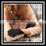Short Gloves for Top Goat Skin Lady's Lace