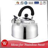 Heat Retention Easy to Clean Non-electric Travel Whistle Kettle Stainless Steel Water Jug thumbnail-3