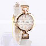 Custom Leather Bracelet Oval Face Watch thumbnail-2