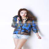 814-01 Fashion Winter Short Fur Collar Women Jackets Down thumbnail-4