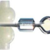 cross line fluorescent beads with swivel for Fishing accessories