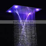 Stainless Steel Bathroom Accessories Rainfall Waterfall Water Screen Shower Head Remote Control Shower Bath thumbnail-6