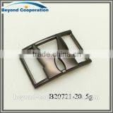 20mm High Quality Black Powder Coated Metal Zinc Alloy Shoes Buckle Accessories thumbnail-3