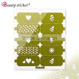 Bowknot Heart Nail Stencil Sticker thumbnail-3