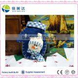 Hign Quality Nice Christmas Decoration Plush Toy Santa and Snowman Golves thumbnail-2