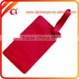 Bulk High End Colorful Double Side PU Leather Luggage Tag