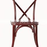 new design solid wood cross back chair dining chair