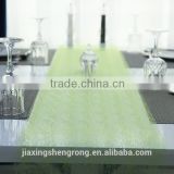 Fancy Green Organza Sheer Table Cloths