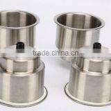 Amarine-made 4pcs Stainless Steel Cup Drink Holder With Drain Marine Boat Rv Camper thumbnail-3