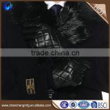 Cheap mens genuine goatskin leather gloves custom made leather gloves