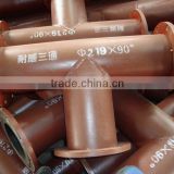 Professional drawings customized wear-resistant ceramic pipe.