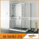 Square New product Square shape casement door shower enclosure with frame hot sale