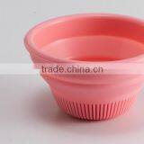 Kitchenware BPA Free Non-toxic Folding Design Silicone Baby Bowl thumbnail-6