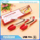 Kitchen Tools Set of 3 Custom 430 Stainless Steel 2 in 1 Silicone Cooking Utensil thumbnail-4