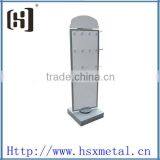 Metal Floor Rotating Stand Display Stand With Hooks HSX-S718