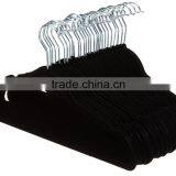 Velvet Hangers, Flocked Hangers - Space Saving Thin Profile, Non-slip Hanger With Notched Shoulders, Suit Hanger, Clothes Hanger thumbnail-3