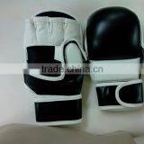 White & Black MMA Gloves thumbnail-1