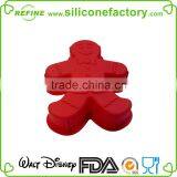 2015 Hot Sale Christmas Nonstick Silicone Cake Baking Mold in Ginger Shape thumbnail-3