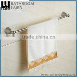 Contemporary Multi-Purpos Zinc Alloy Brush Nicked Bathroom Sanitary Items Wall Mounted Single Towel Bar thumbnail-1