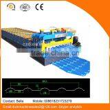 800 Hot Type Tile Steel Sheet Glazed Tile Making Machine/quality Glazed Tile Roll Forming Machine Roll Forming Machine for Roof thumbnail-1