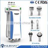 2 Cryo Handles 2 RF Heads 1 Cavitation Head Cellulite Reduction Cryotherapy Liposuction Slimming Machine thumbnail-2