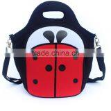 Animal Printed Neoprene Children Insulated Kids Lunch Bag With Shoulder Strap thumbnail-3
