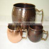 MINI SMALL MOSCOW MULE COPPER MUG PURE SOLID 100% COPPER NEW STLYE thumbnail-6