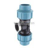 PP Compression Fittings PN10 Female Tee for Water Supply