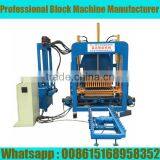 QT4-18 Semi Automatic Concrete Paver and Brick Making Machine