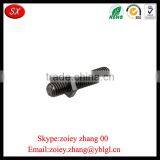 High Precision Carbon Steel Blacken Double Thread End Screw Rod thumbnail-5