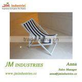 Outdoor Canvas Wood Folding Beach Chair thumbnail-2