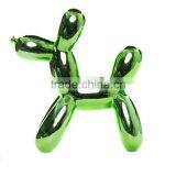CERAMIC GREEN BALLOON DOG thumbnail-1
