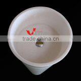 White Freestanding Marble Sink, Basin From Vietnam thumbnail-1