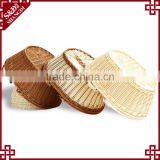 Food Grade PE Wicker Hand Basket Outdoor Picnic Basket Fruit Basket Wholesale thumbnail-2
