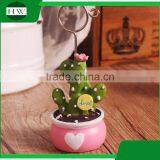 Cheap Mini Resin Cartoon Plant Pot Cactus Photo Name Business Card Holder thumbnail-5