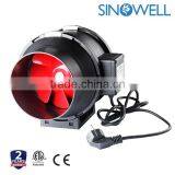 Diameter 100mm to 200mm Plastic Inline Mixed Flow Extractor Fan thumbnail-1