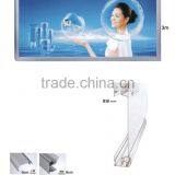 China Xindongrui Aluminum Factory High Quality Aluminum Extrusion Profile for Four Sides Opening Ultra Thin Lightbox Frames thumbnail-3