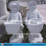Sculpture Stone Human for Garden thumbnail-1