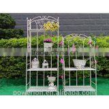 Nicely Classical Metal Vintage Wrought Iron 3 Tier Shelf For Home Decoration Patio Garden Shelf thumbnail-2