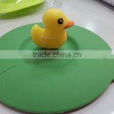 2014 New Creative Cartoon Silicone Rubber Coffee Cup Lid and Sleeve thumbnail-1