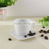 Chine Suppliers Customized Logo White Ceramic Espresso Cups Set thumbnail-2