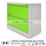 2 Drawer Metal Sliding Filing Cabinet Metal Cupboard thumbnail-1