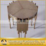 Modern Gold Sideboard Round Side Table thumbnail-2