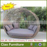 Outdoor Leisure Sun Bed Garden Furniture Rattan Daybed thumbnail-2